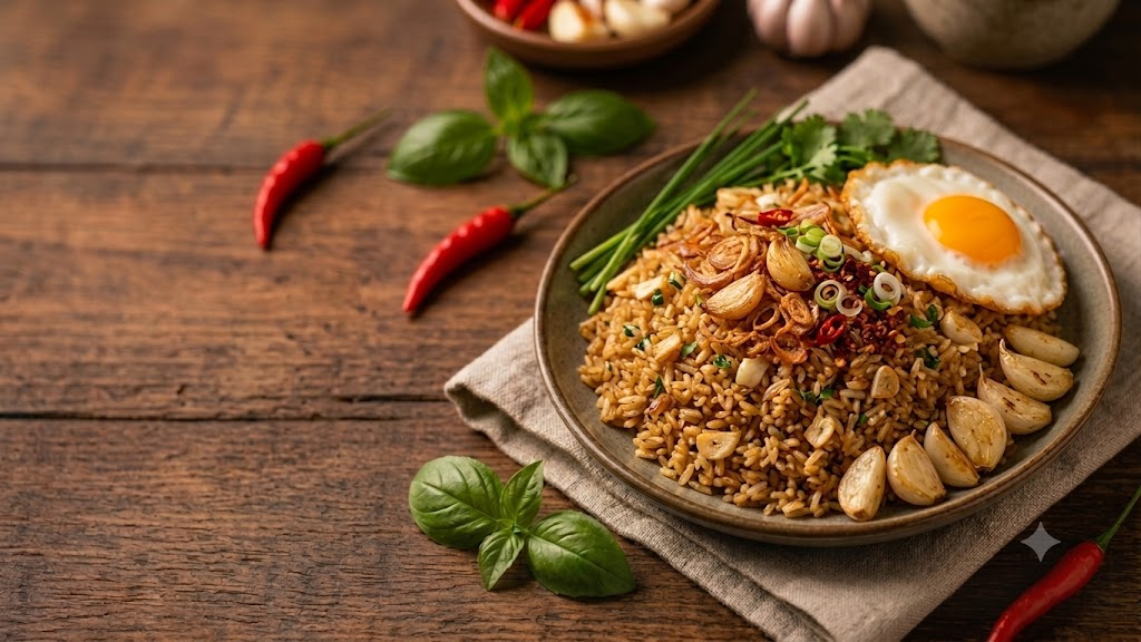 ข้าวอบกระเทียม