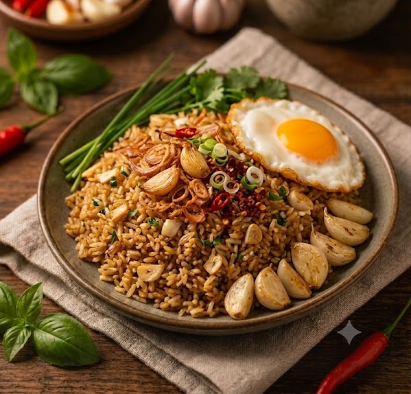 ข้าวอบกระเทียมชีส