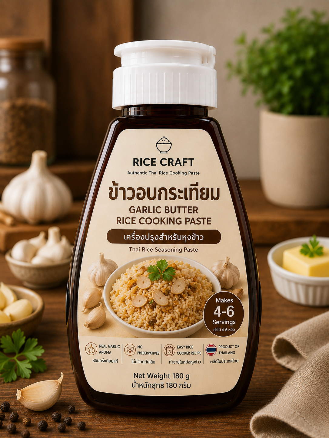 ข้าวอบกระเทียม